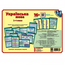 Наочність нового покоління. Українська мова. Плакати. 3-4 класи + СD диск