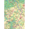 Карта Deutschland (Німеччина) м-б 1:1 000 000 розмір 158х108 